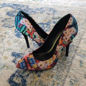 Fun patterned Aldo heels